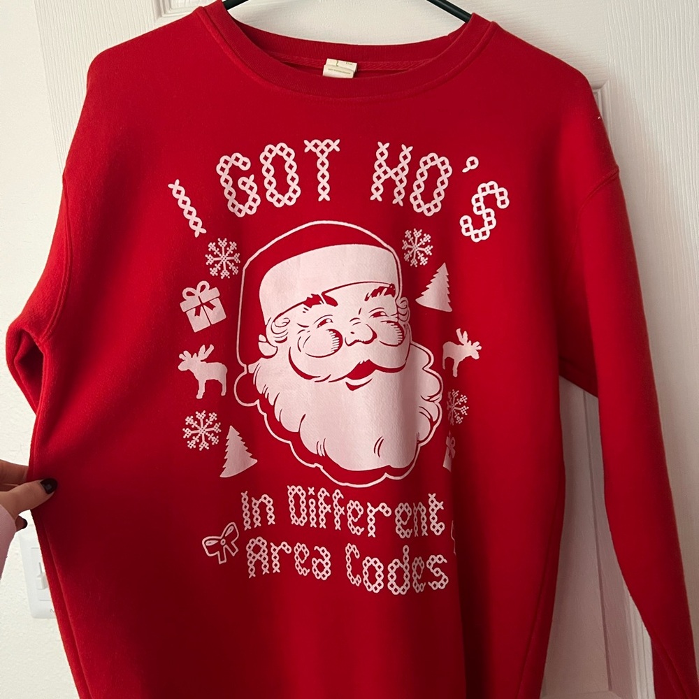 Christmas crewneck sweater